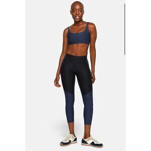 Outdoor Voices Warmup 3/4 Legging in All Gray Waistband Back Pocket Size XL‎